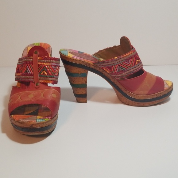 elite by corky's Shoes - Elite By Corky's Multi Colored Heels / 8